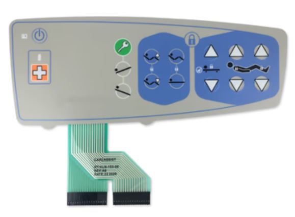 Hill-Rom P1170 Right Nurse Call Membrane | KLN-153-06