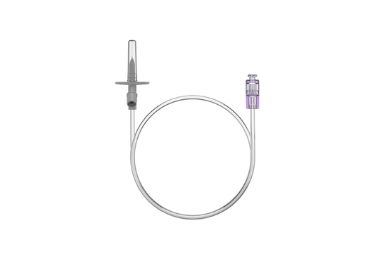 Transfer Set with Swabbable Valve and Spike with Ball Check - 632050