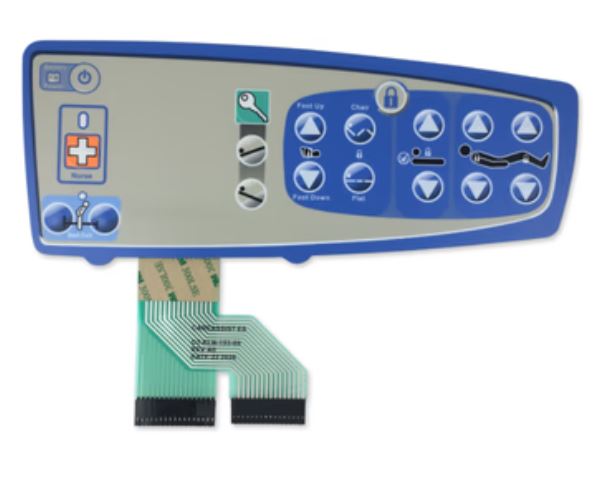Hill-Rom P1170 Caregiver Control Right Hand | KLN-153-09