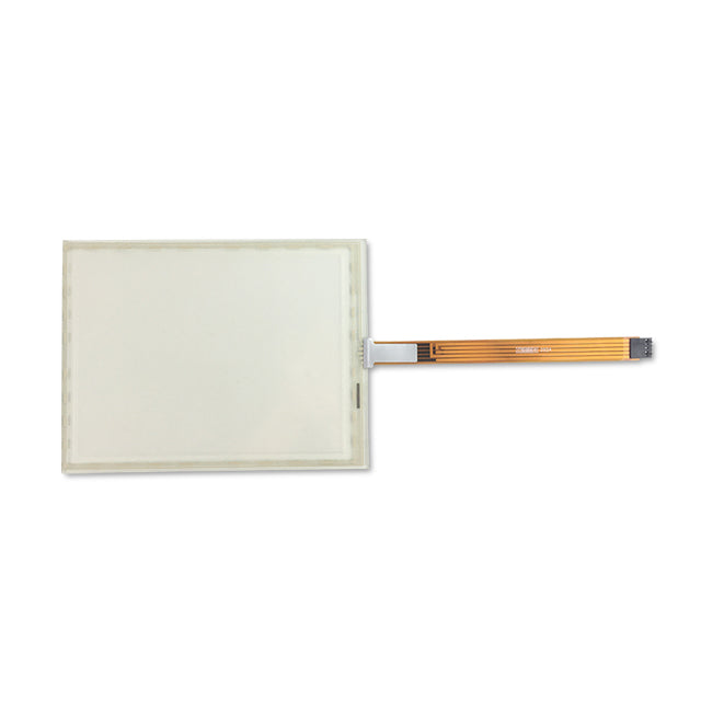 A beige touch screen panel for Philips medical equipment with a 5 wire connector.
