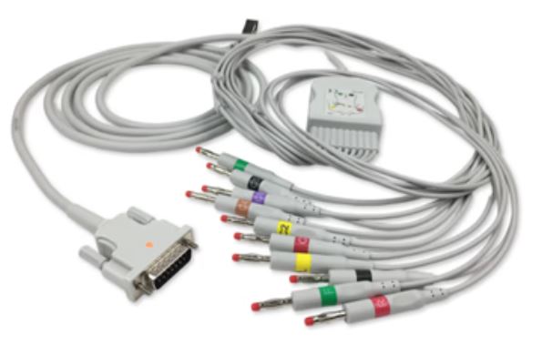Philips TC35 10-Lead ECG Cable 4mm Banana | EKC10R-PHA-B-I