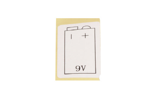 Battery Label for Precision Medical Air-Oxygen Blender | Y13-M041-04