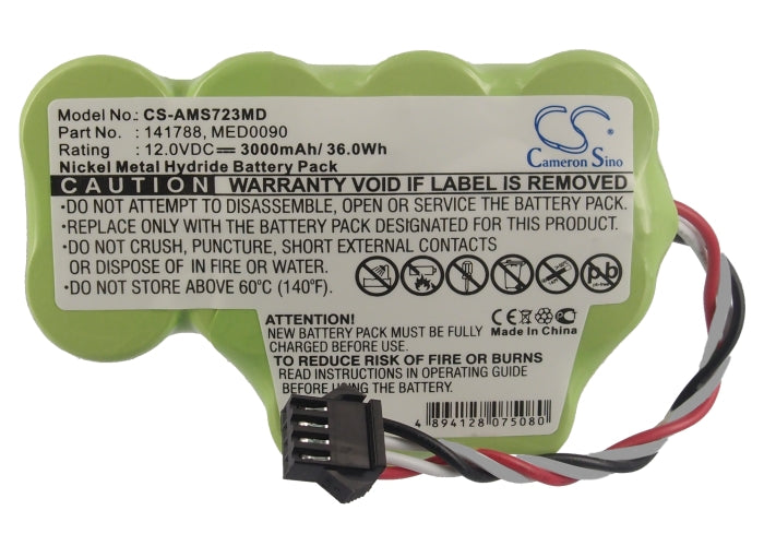 Battery for Alaris Medicalsystems 7000 / 7100 / 7200 Infusion Pump – 12.0V 3000mAh