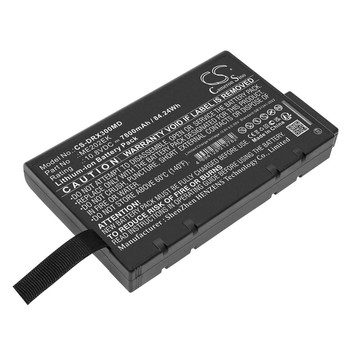 Battery for Drager Oxylog 3000 / Oxylog 3000 Plus / Oxylog 3000+ – 10.8V 7800mAh