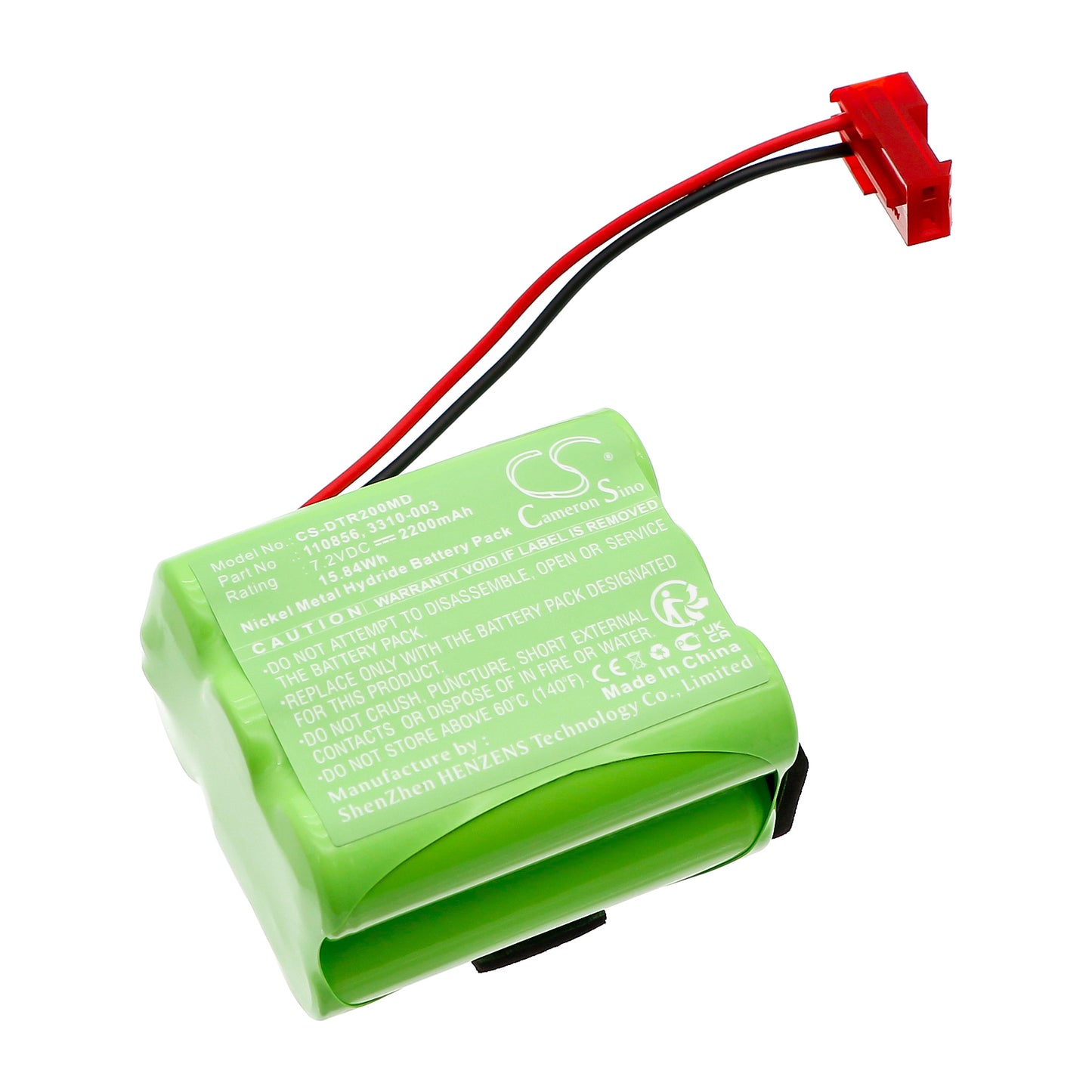 Battery for Fluke / Datrend / Dynatech / Bio-med / Quest / Trimed Oxitest 2000 / Oxitest 7 Plus / Infutest 2000 – 7.2V 2200mAh