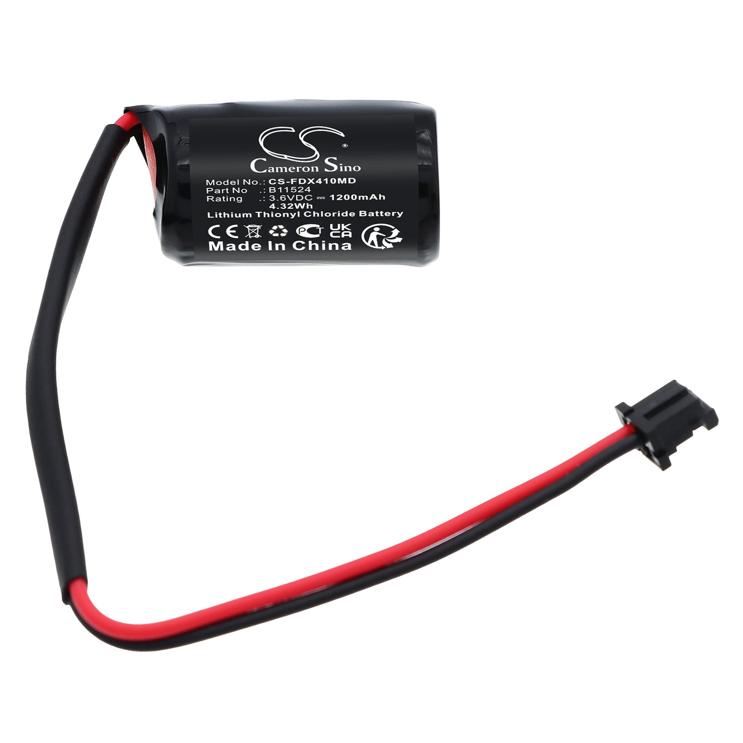 Fukuda Denshi FCP-4101 ECG Battery 3.6V 1200mAh | CS-FDX410MD