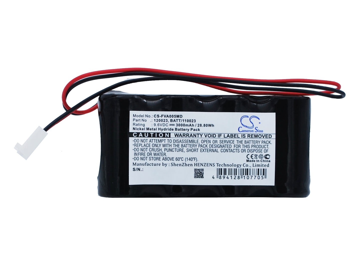 Battery for Fresenius Volumed VP5005 – 9.6V 3000mAh