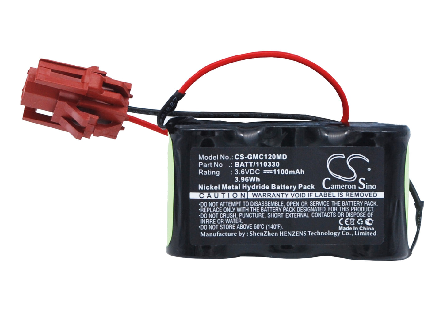 Battery for Marquette / GE MAC 12 / MAC 15 Recorder – 3.6V 1100mAh