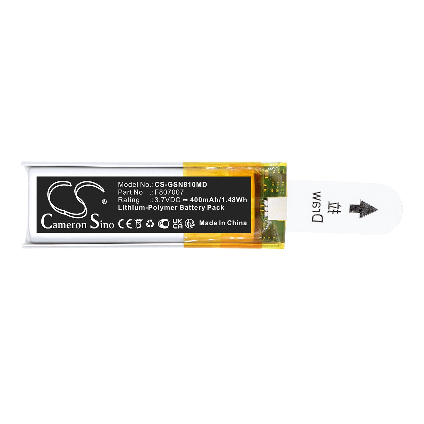 400mAh Battery for Gilson F81052 Digital Pipette
