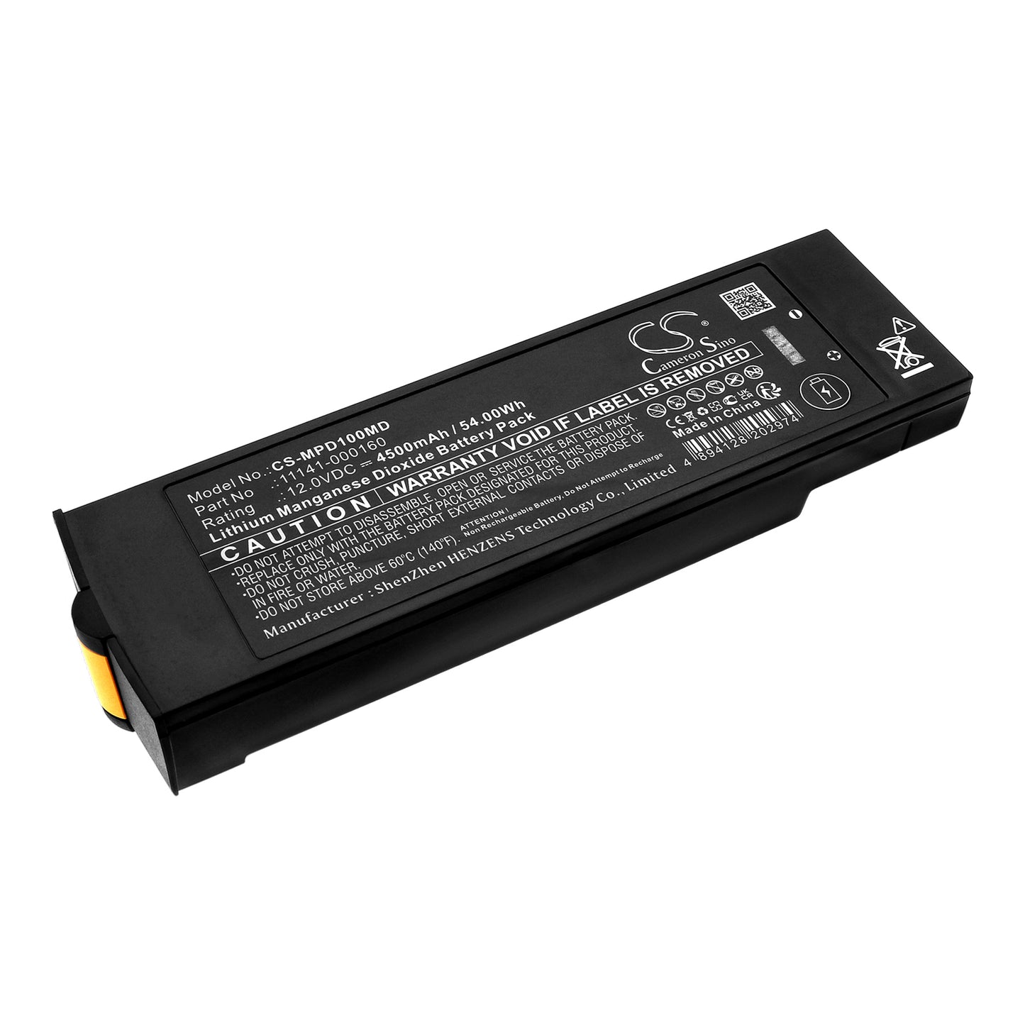Battery for Medtronic Physio-Control LifePak 1000 – 12.0V 4500mAh – CS-MPD100MD