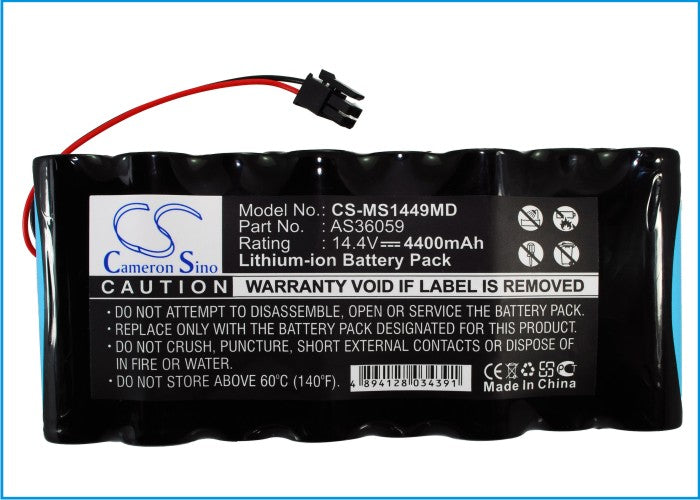 Battery for Critikon Dinamap Plus / Siemens SC / Drager Infinity – 14.4V 4400mAh
