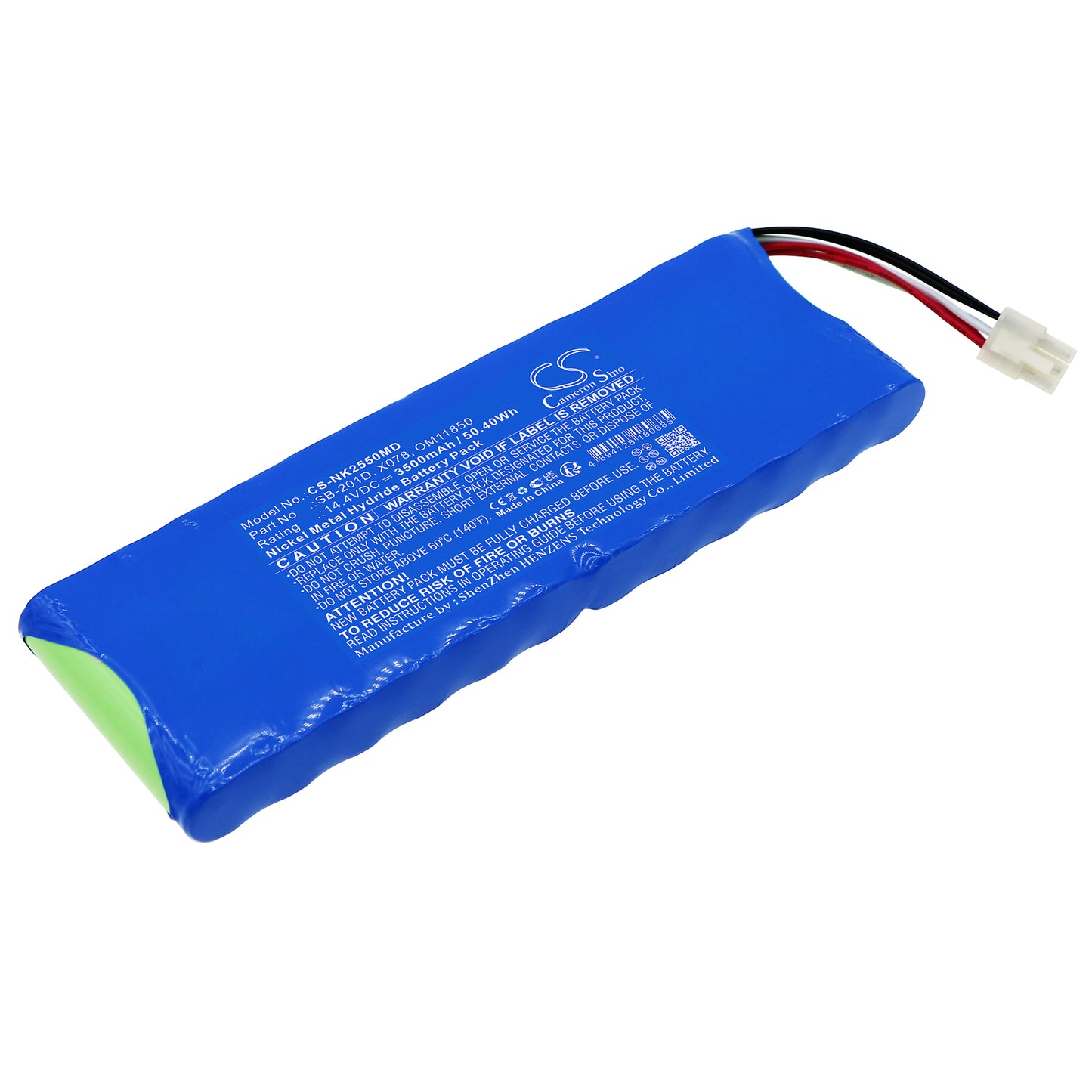 Battery for Nihon Kohden Cardiofax G ECG-2550 Monitor – 14.4V 3500mAh