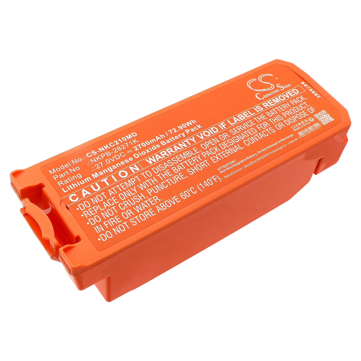 Battery for Nihon Kohden Cardiolife AED 2100 / AED-2100 / AED2150 / AED2151 / AED2152 – 27.0V 2700mAh