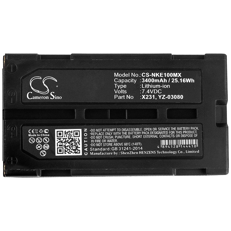 Nihon Kohden WEE-1000 Medical Battery – 7.4V 3400mAh