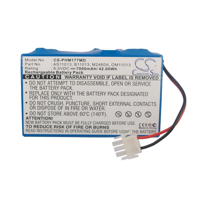 Battery for Agilent 200I Pagewriter / Philips M1770A / M1771A / M1772A / Pagewriter 100 / 200 / 300I / HP 300PI Pagewriter – 6.0V 7000mAh