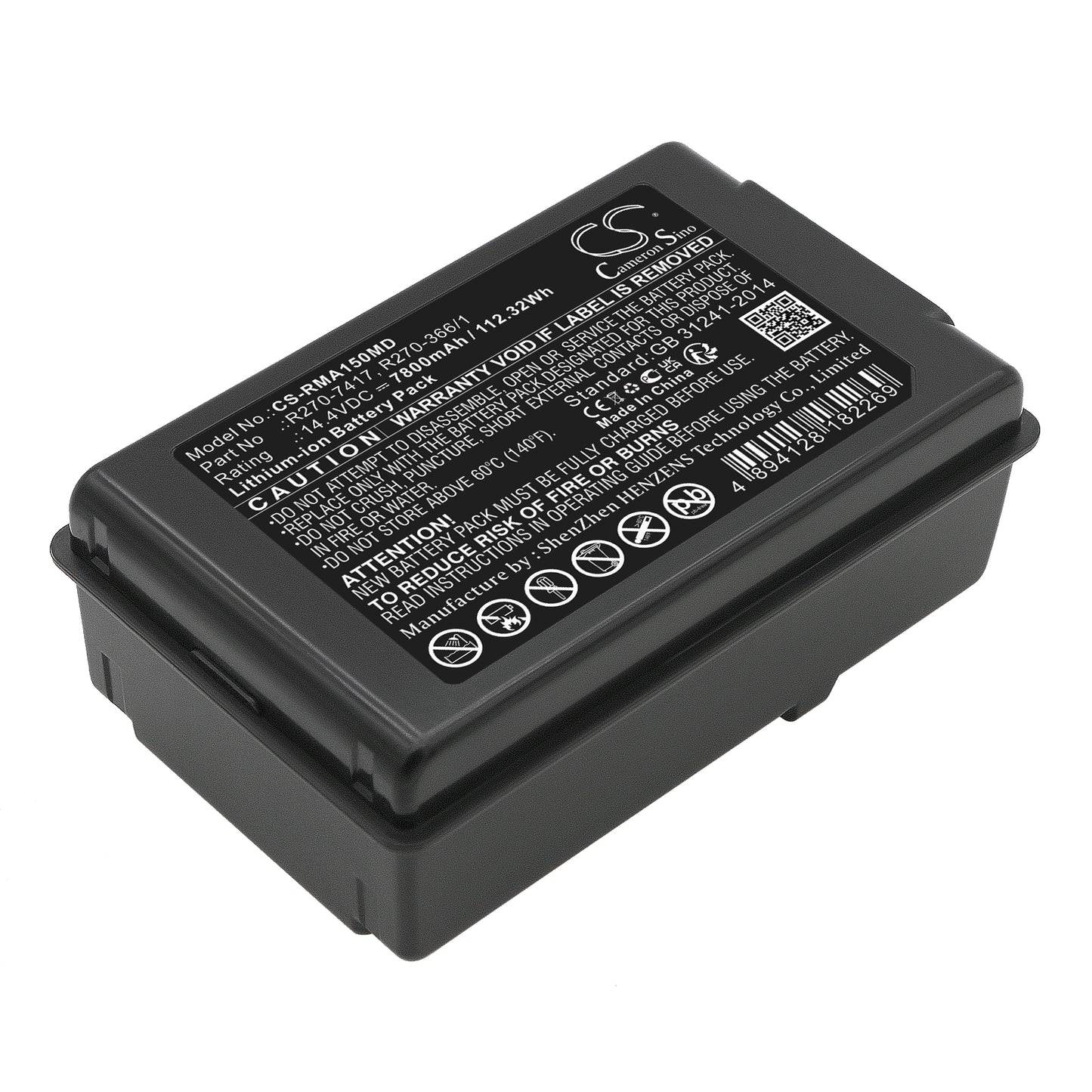 Battery for ResMed Astral 150 Ventilator Ultralife – 14.4V 7800mAh