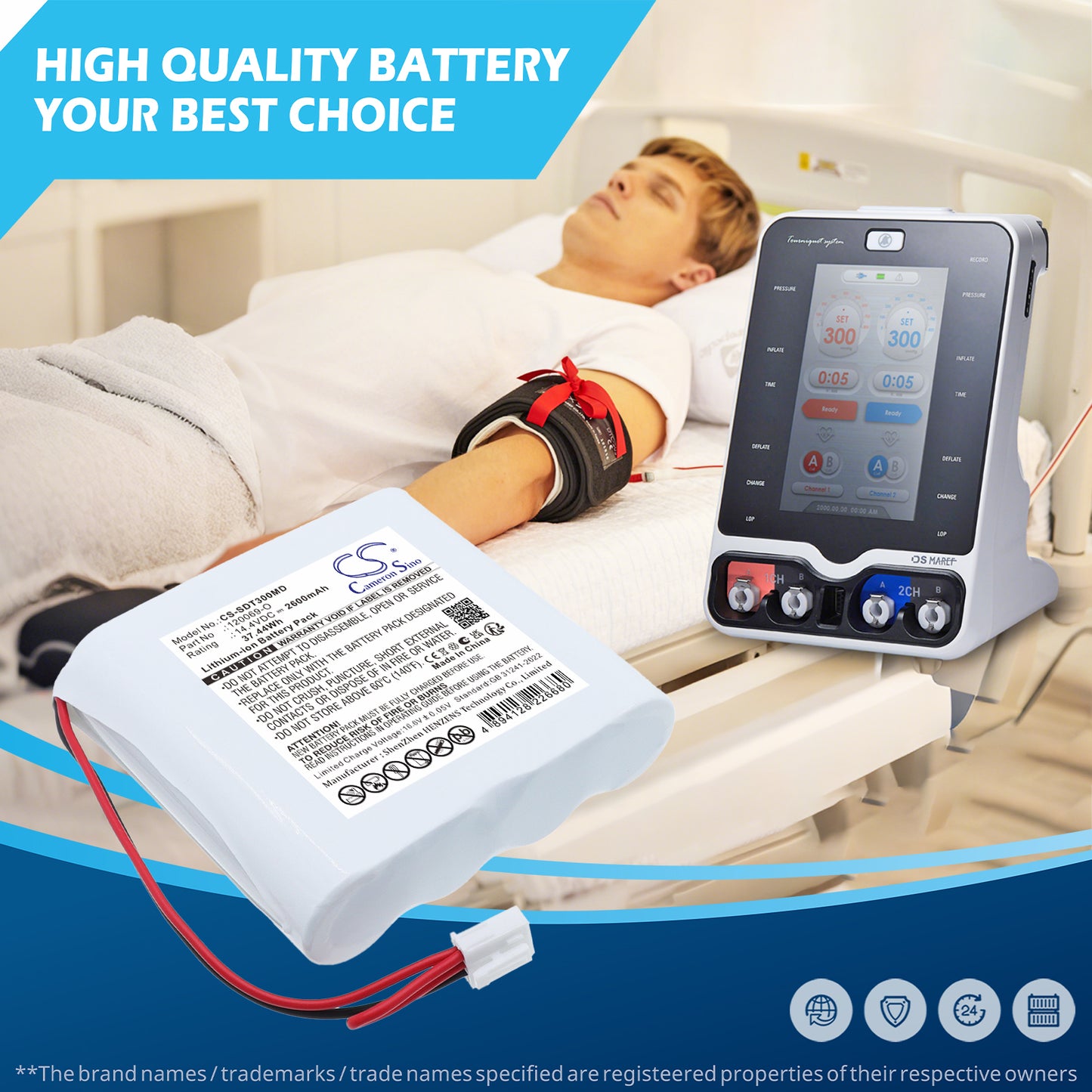Spengler DTS 3000 Li-ion Battery 2600mAh | CS-SDT300MD