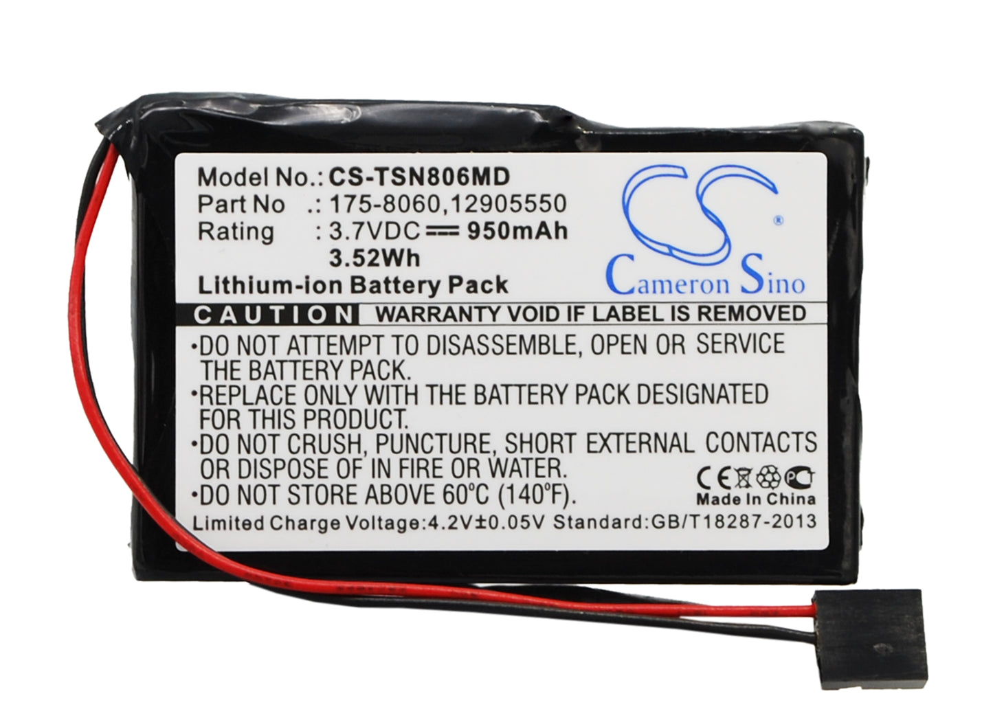 Battery for Finnpipette Novus Single / Multichannel Pipettes / Thermo Scientific E1-ClipTip – 3.7V 950mAh