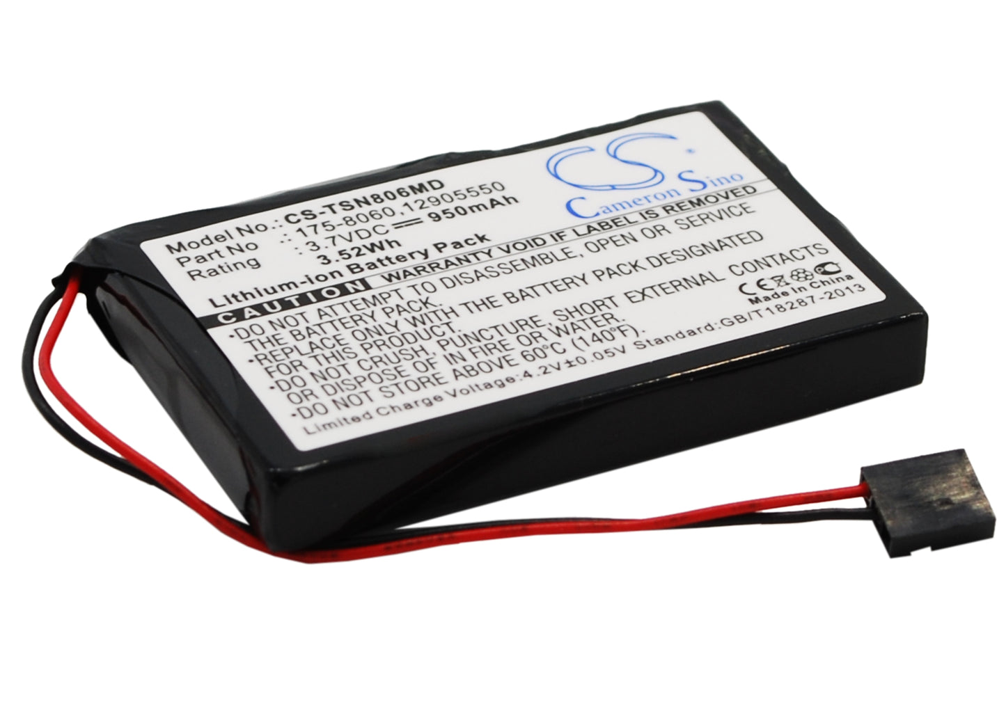Battery for Finnpipette Novus Single / Multichannel Pipettes / Thermo Scientific E1-ClipTip – 3.7V 950mAh