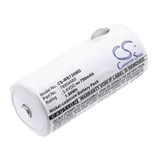 Battery for Welch-Allyn 72100 / 617 / 717 / 60700 / 70200 / 70700 / Diversified Medical N MNC720W / Cardinal Medical CJB-720 – 2.4V 750mAh