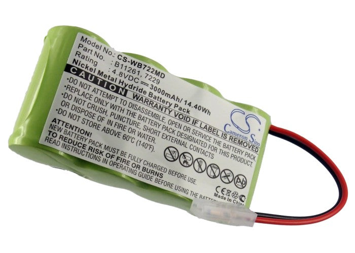 Battery for Welch-Allyn 72240 12000 – 4.8V 3000mAh