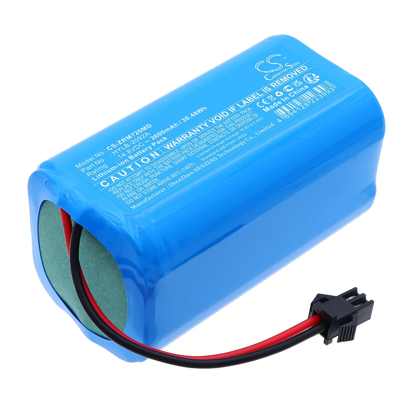 Zoncare PM7000D Battery Li-ion 14.8V 2600mAh | CS-ZRM720MD
