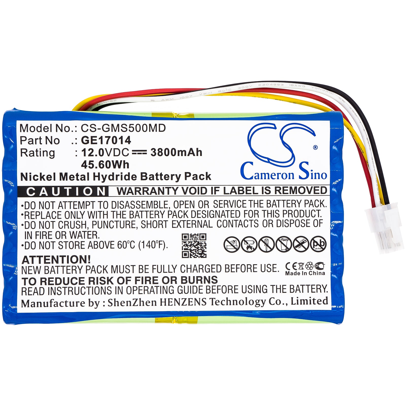 Datex Ohmeda GE S/5 Patient Monitor Battery | CS-GEP514MD