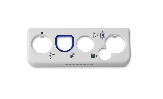 Control panel with multiple buttons on a white background