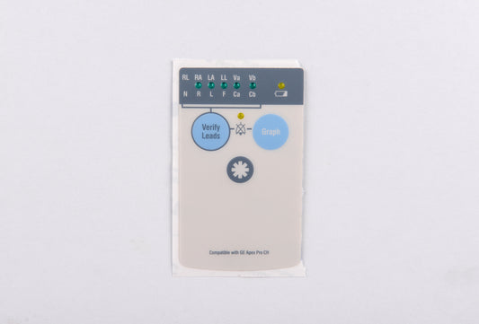 GE ApexPro CH Front Overlay Label | Y07-B277