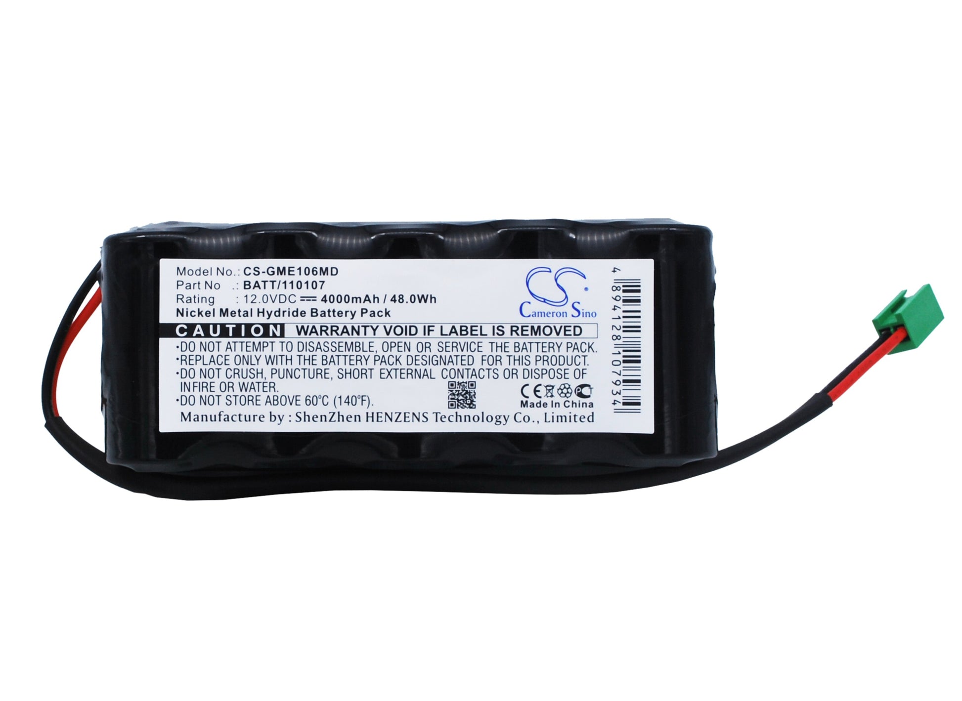 GE Eagle 1000 Dash 1000 Monitor Battery | CS-GME106MD
