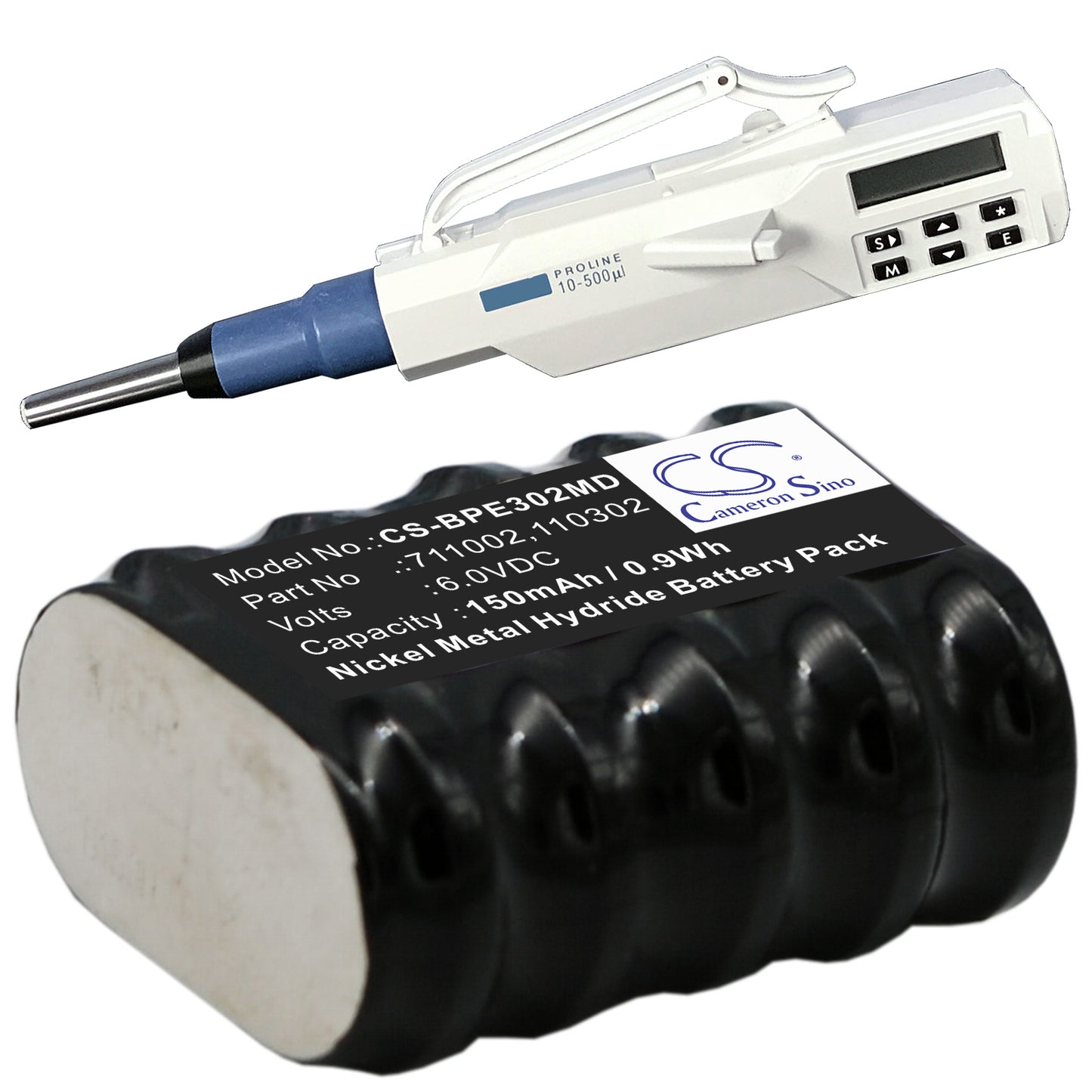 Hamilton Sartorius Eppendorf Pipettor Battery | CS-BPE302MD