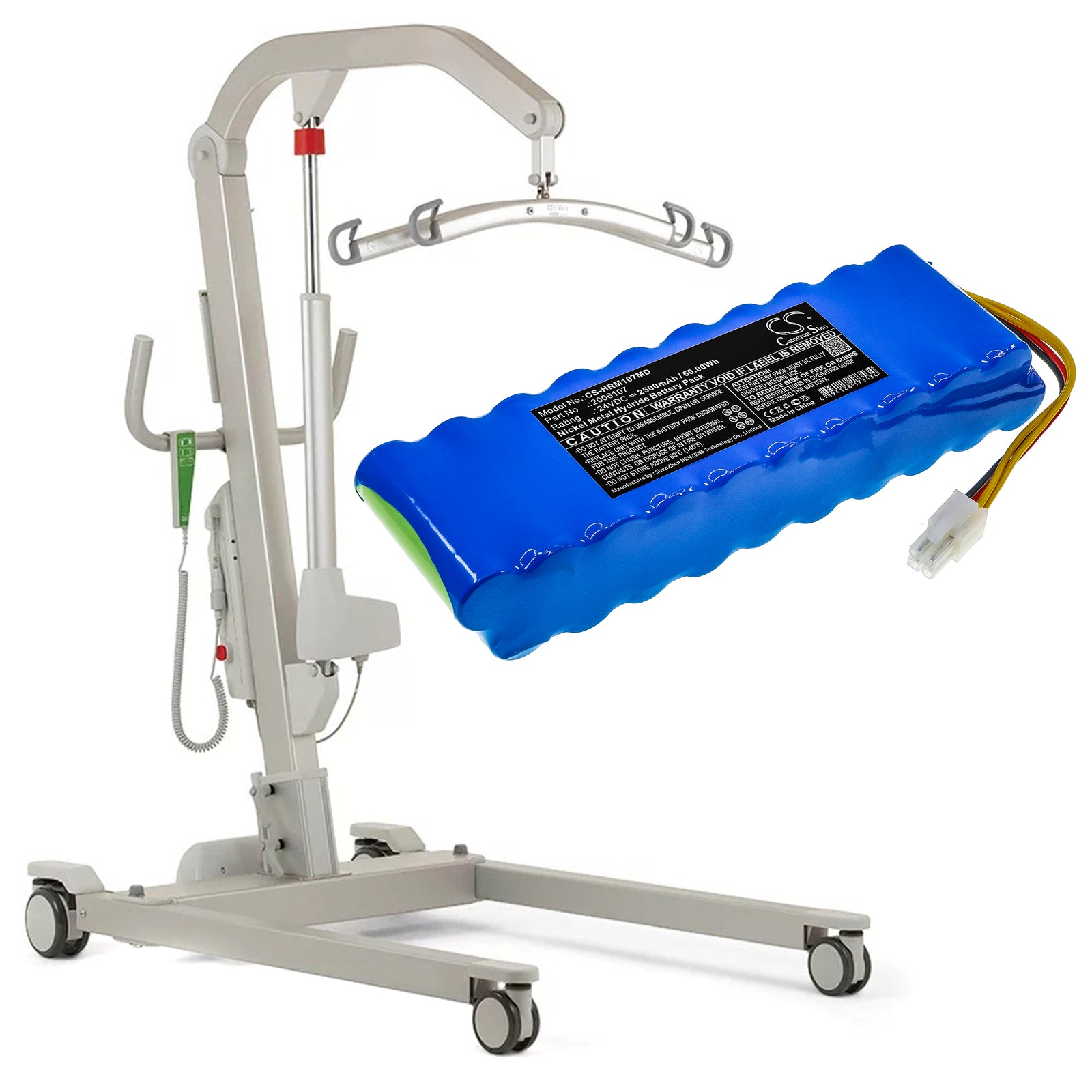Liko Viking M Patient Lifter Battery | CS-HRM107MD