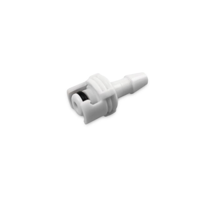 A single white male submin BP connector for cuffs.