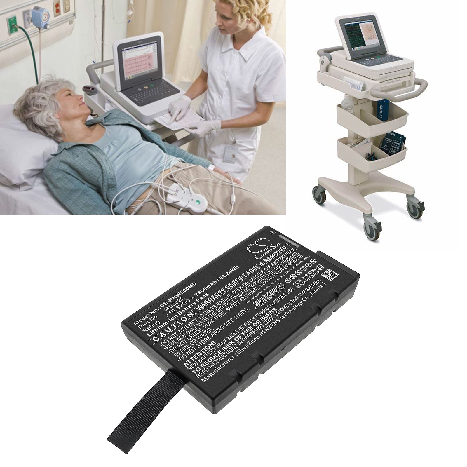 Philips PageWriter TC50 ECG Battery | CS-PHW500MD