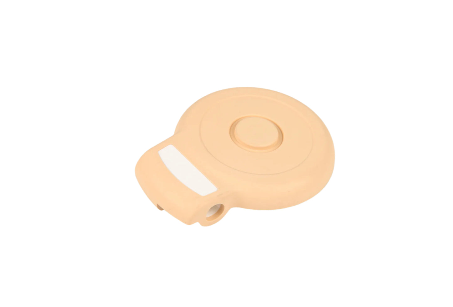Beige bandage on a white background