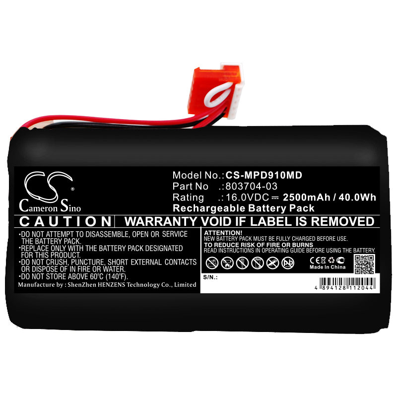 Physio-Control Lifepak 9 9A 9B 9P Defibrillator Battery | CS-MPD910MD