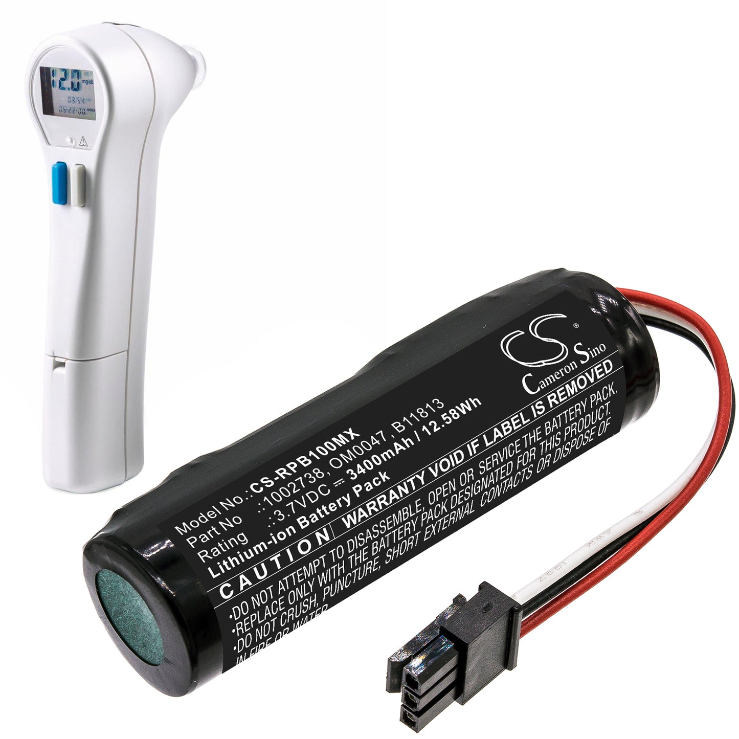 Respironics Philips BiliChek Bilirubin Analyzer Battery | CS-RPB100MX