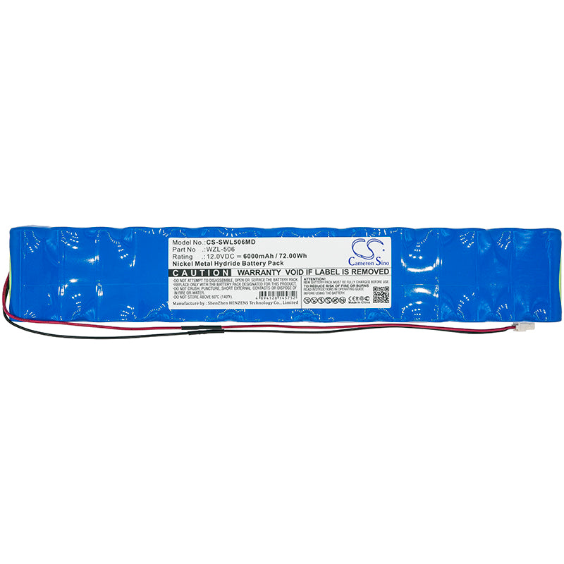 Smiths WZL-506 Battery 12.0V 6000mAh CS-SWL506MD