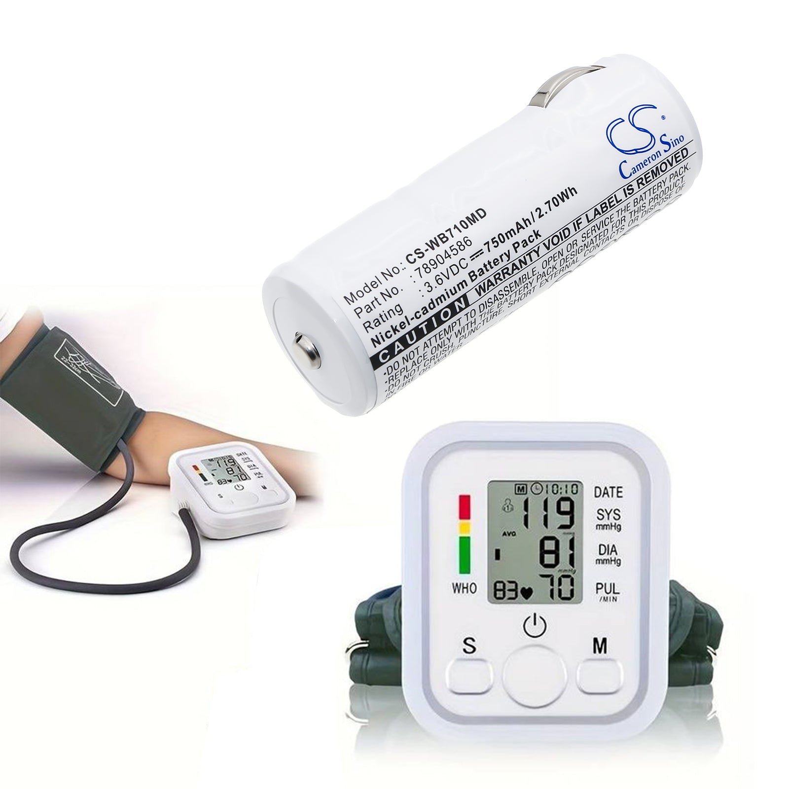 Welch-Allyn HEINE Keeler Otoscope Battery | CS-WB710MD