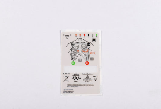 Rear Back Overlay Label – Compatible with GE ApexPro CH