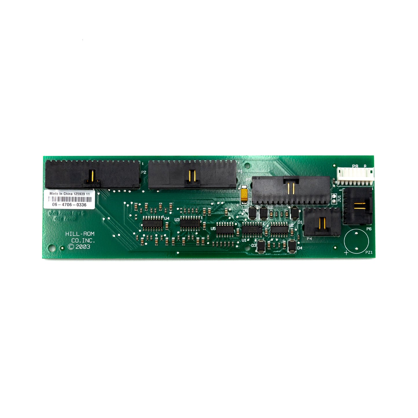 PCB assy, RT CRGVR sig cond, Hillrom, 125939