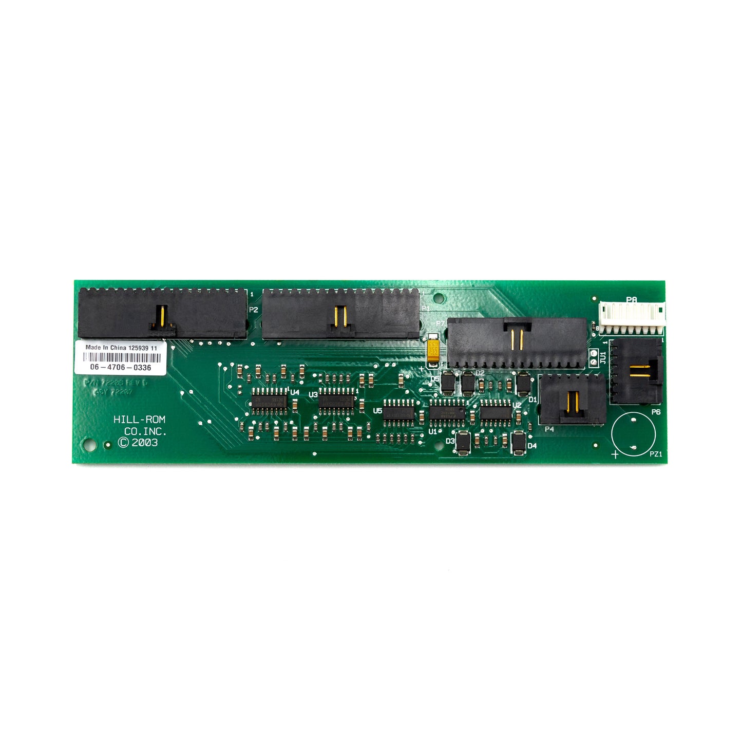 PCB assy, RT CRGVR sig cond, Hillrom, 125939