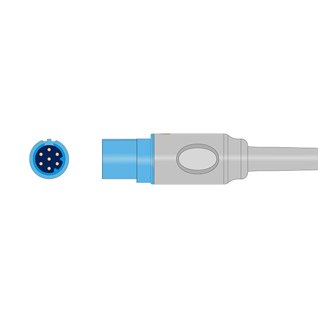 Cable adaptador de SpO2 de Siemens MS17330