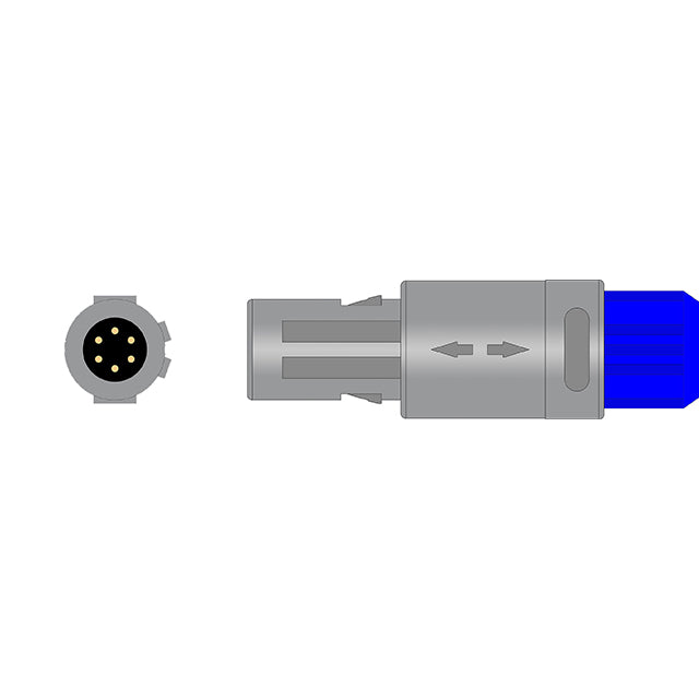 Cable adaptador de SpO2 Mindray 0010-20-42594