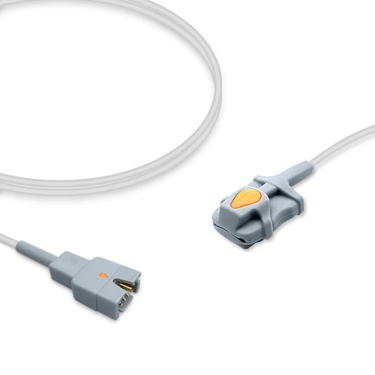 A Masimo SpO2 sensor with a pediatric probe and an LNC connector for vital signs monitoring.